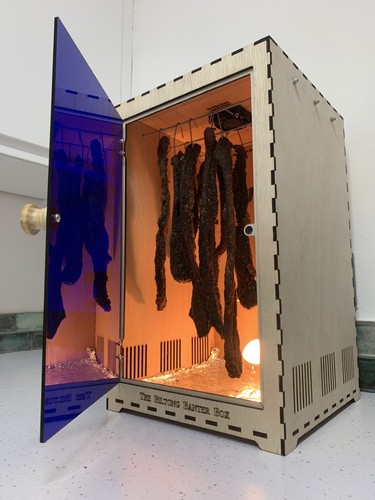 Biltong box fan lamp - biltong, box,